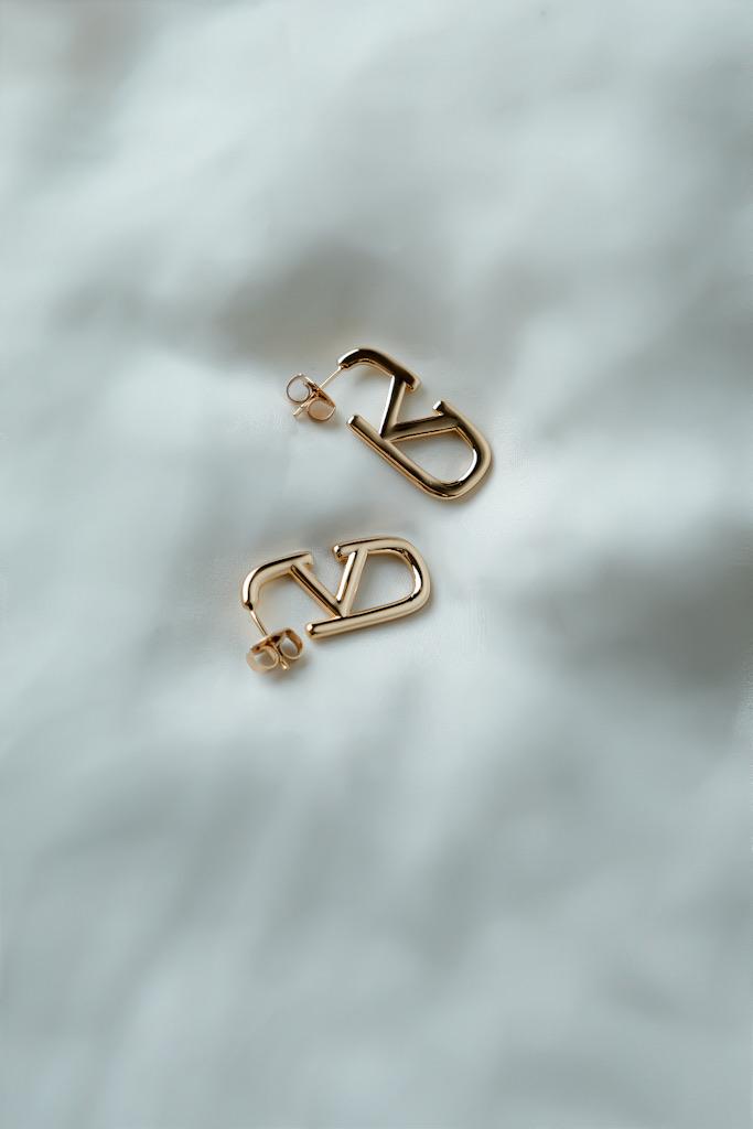 Conjunto Geométrico Dourado Chic