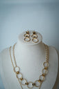 Conjunto Elos Dourados Elegantes