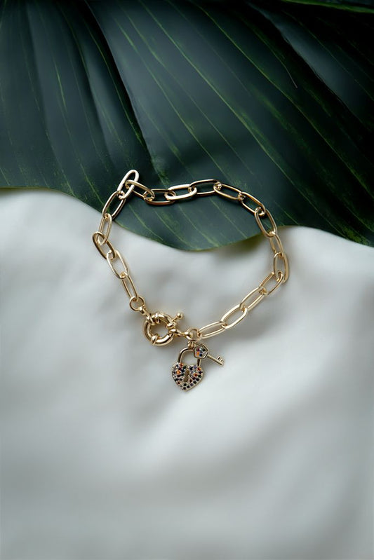 Conjunto Corações Zircónias Coloridas